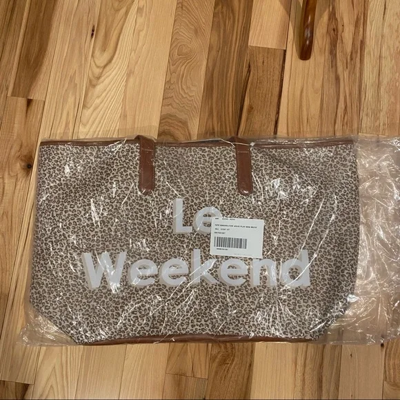 Anthropologie Le Weekend Vacation Tote Bag - Picture 4 of 6